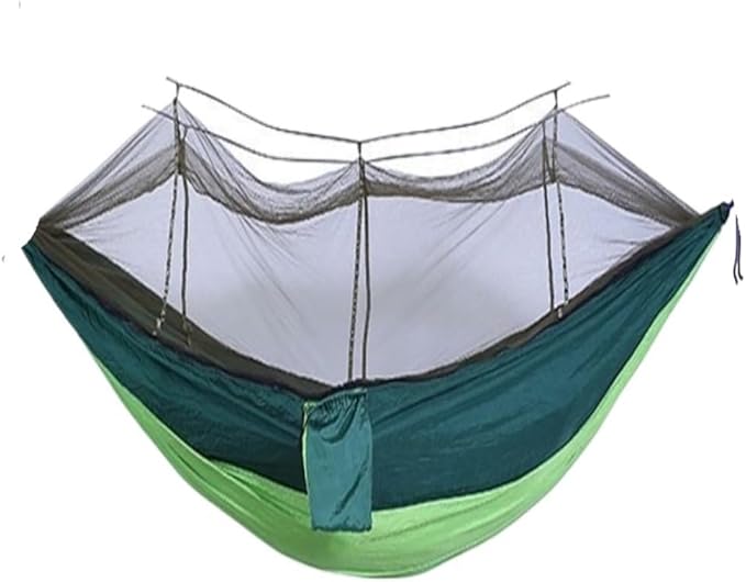 Hammock Multifunctional Outdoor Hammocks, Combining Mosquito Protection and Leisure Hammocks for Outside(Green)