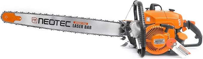 NEO-TEC NS8105 36 inch Gas ChainSaw with Guide Bar Chain 2-Cycle Power Head 105cc Power Chain Saw 4.8KW 6.5HP Gasoline Chainsaws All Parts Compatible with G070 070 090