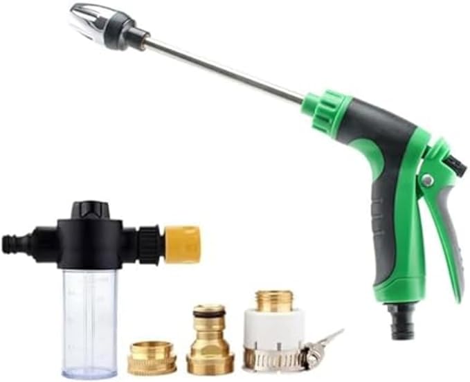 jethose Pressure Washer Nozzle Original - New & Improved 2026 Model, 360° Rotating, Durable Stainless Steel Spray Nozzle(Green-c, One Size)