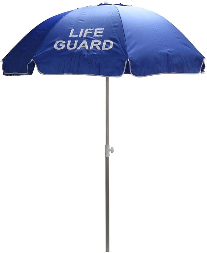 Lifeguard Umbrella - Nylon - 6-1/2 Foot Diameter - Blue