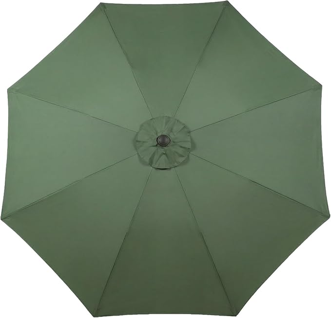 BPS Patio Umbrella Replacement Canopy for 9 ft 8 Ribs Table Umbrella, Outdoor Umbrella Replacement for Market Parasol, Canopy Only