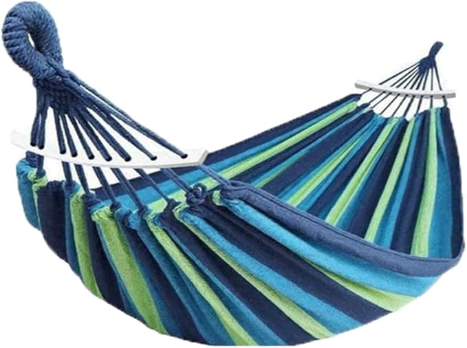 NOBRIM Camping Hammock Thickened Fabric Canvas Hammocks Travel Swing Hanging Bed with Bag Hammock for Travel Camping Camping Accessories