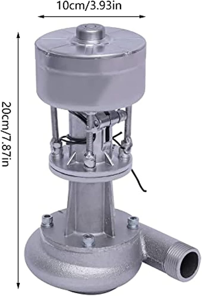 Micro Hydro Generator, 500W 110V, Silver, Lightweight, Portable, Water Flow Generator for Home Use