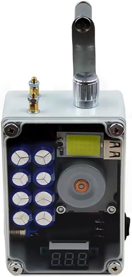 Hand Crank Generator - Portable Emergency USB Charger with COB Light and Lighter for Camping, Hiking, and Outdoor Survival Gear