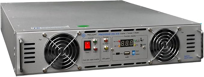 5000 Watt Negative 48 Volt Rack Mount Inverter to 120 Volt AC – 2U (-48V)