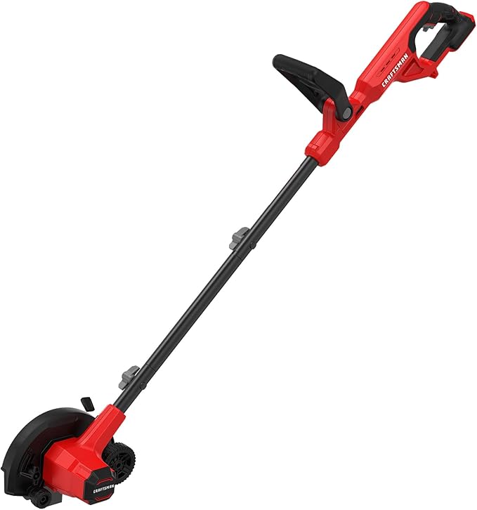 CRAFTSMAN 20V Edger Cordless Trencher Bare Tool CMCED400B, String Trimmer Line 3-Pack Spools CMZST0653 Red