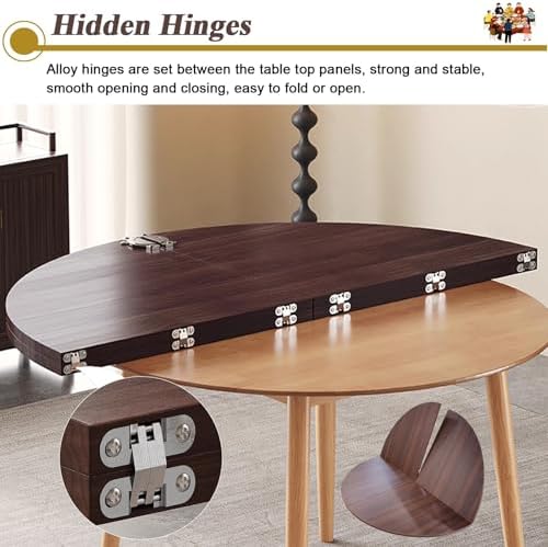 Portable Round Table Top Extender - Fits 42-72" Tables, Perfect for Banquets, Restaurants & Patios, Durable White Design for Easy Setup & Versatile Use