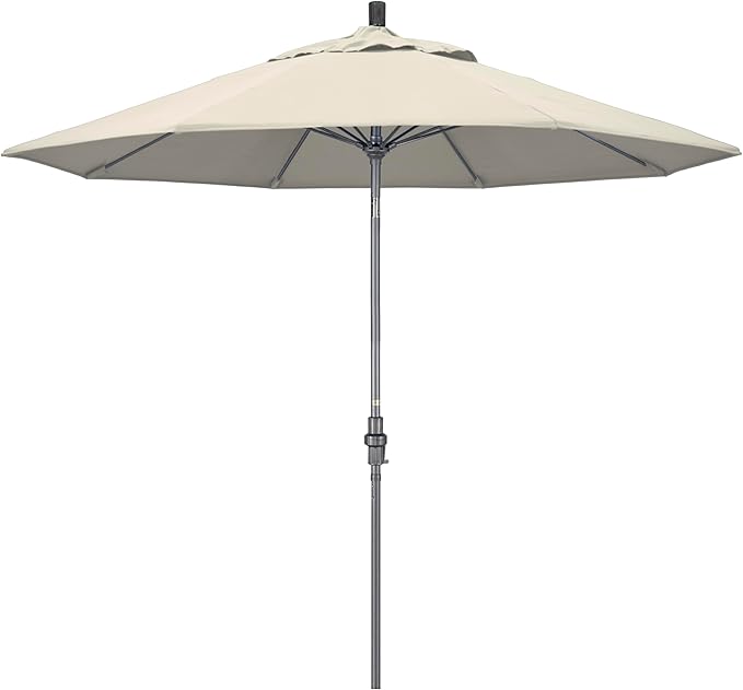 California Umbrella Crank Lift, Collar Tilt, Aluminum Pole