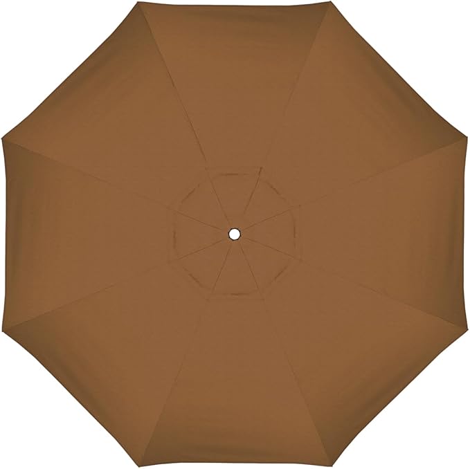 California Umbrella Replacement Canopy Cover in Sunbrella Teak Umbrella, 11' Round
