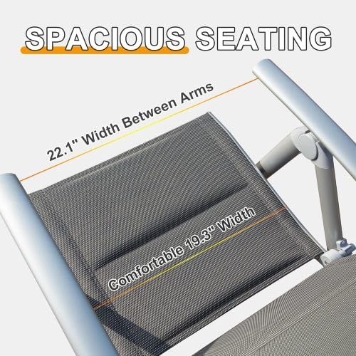 Outdoor 4 pcs Patio Conversation Set, Metal Dining Table and Chairs Dining Set with Removable Navy Blue Cushions for Garden Lawn Yard
