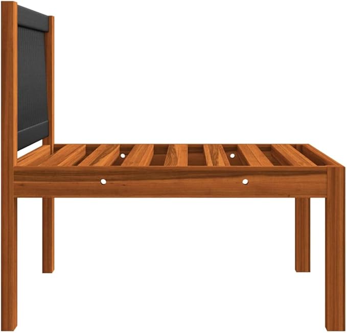 2 Piece Patio Lounge Set with Cushions Solid Acacia Wood, Outdoor Patio Sectional, Outdoor Sofa Set, Furniture Conversation Sets, Outdoor Porch Furniture for Balcony, Yard
