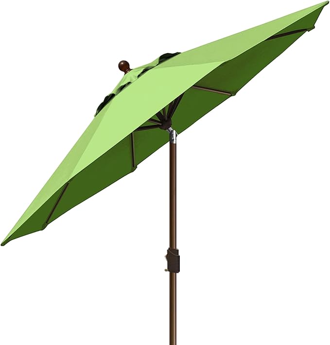 EliteShade USA 10-Year-Non-Fading 9Ft Market Patio Umbrella, UPF 50+ UV Protection Performance Sun Umbrella, Heavy Duty Commercial Grade Outdoor Table Umbrella with Crank & Tilt, Windproof Vented Top for Garden, Pool, Deck and Outdoor Playsets, Macaw G...