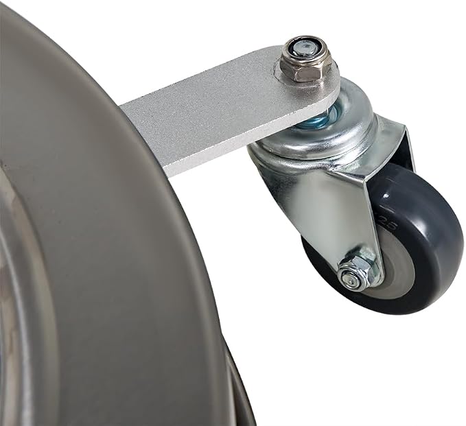 ECCPP 24 Inch Pressure Washer Surface Cleaner with 4 Wheels Stainless Steel for Household Cleaning 3/8" Quick Connector