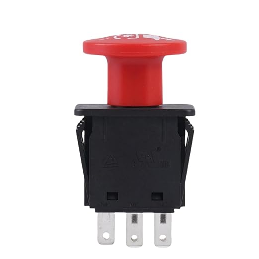 8 Terminals 10 AMP Clutch PTO Switch 4174684 500016 430-528 for Dixie Chopper Delta Hustler Lawn Mowers Compatible for Classic RZT Pro Series SZT Pro Series Zee 2 RZT Mower Delta Series 6204 Red