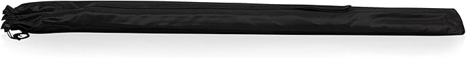 PICNIC TIME 5.5 Ft Portable Beach Umbrella, Lightweight UV Protection Sunshade with Tilt Pole & Carry Bag, Outdoor Canopy Umbrella for Beach, Sand, Pool, Patio, Camping, Travel, or Backyard Shade, (Black)