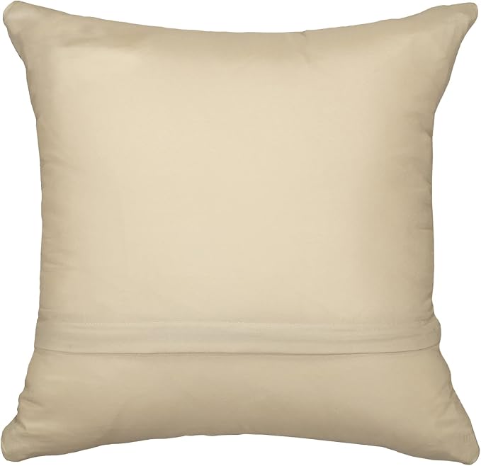 Liora Manne MARINA Indoor/Outdoor Power Loomed Easy Care Pillow - Transitional Geometric Casual Nature Accent (Bee Free Honey) (18" x 18")
