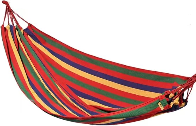 Outdoor Hammock Anti-Rollover Travel Camping Portable Hammock Hanging Chair Outdoor Portable Camping Travel Equipment (Color : Red, Size : 200 * 100cm)