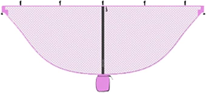 NOBRIM Camping Hammocks Mosquito Net Net Lightweight Portable 2 Person Hammock Fast and Easy Set Up for Outdoor Furniture