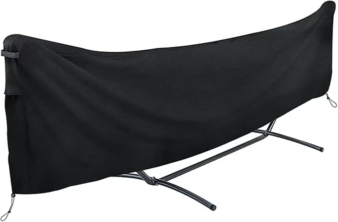 Hammock Stand - 420D Oxford Hammock Cover Waterproof | Dustproof Hammock Cover Camping | Heavy Duty Outdoor Swing Chair Cover | Waterproof Hammock Cover with Handles and Vents for Outdoor Garden