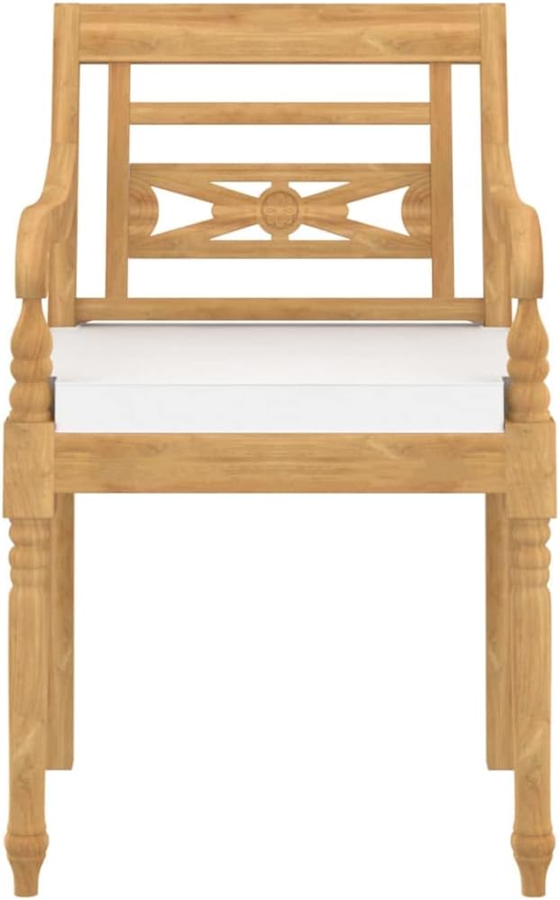 Patio Dining Set with Cushions,Patio Lounge Set,Patio Furniture Sets,Patio Conversation Sets,Outdoor Furniture Sets,for Garden,Backyard,Outdoor,4 Piece Solid Teak Wood