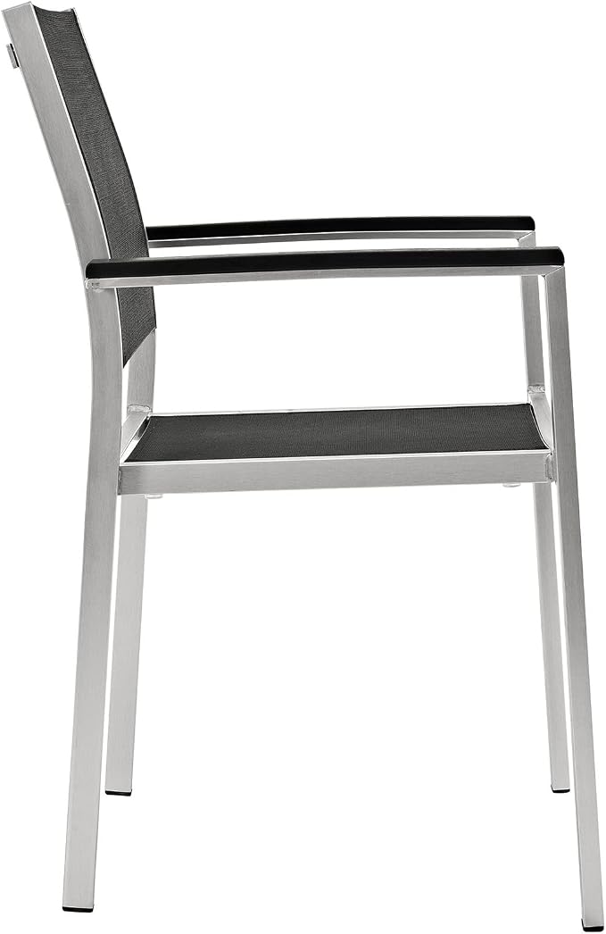 Shore 7 Piece Outdoor Patio Aluminum Dining Set