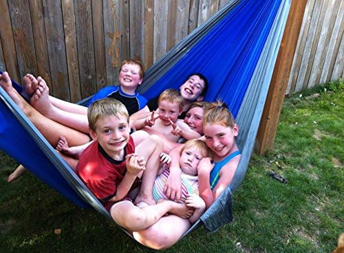 Hammock Bliss Triple - The Largest Portable Hammock on Planet Earth. Huge, King Plus Size, Multi Person, Family, 2 or 3 or Tall Person Camping Hammock. Extra Wide, Extra Long, Extra Comfortable