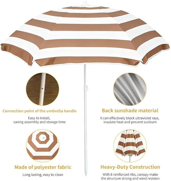 Water Table Umbrella,Kids Beach Umbrella & Picnic Table Shade,Ideal for Sand Play,Camping,Beach Trips,and Garden Fun.Lightweight Yet Durable
