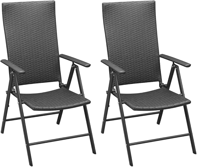 3 Piece Patio Dining Set, Outdoor Sofa Sets Porch Furniture Set Outdoor Lounge Sets Patio Conversation Set for Garden Poolside Negotiation Area Piazza Black and Brown