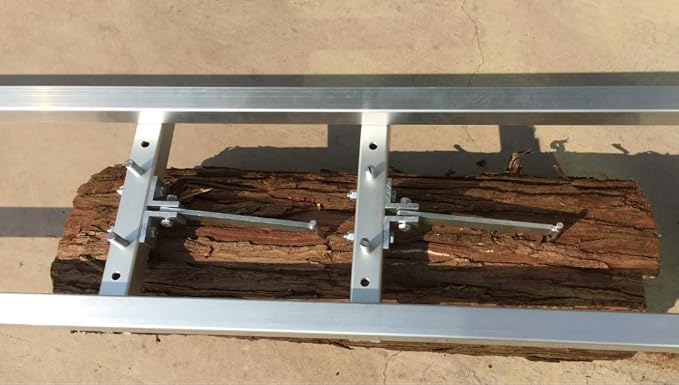 6 FT Rail Mill Guide System 2 Crossbar Kits Work with Chainsaw Mill