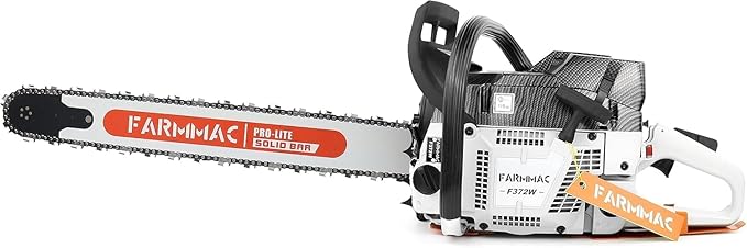 372W 71cc Gas Chainsaw with 28 Inch Solid Bar Motosierra De Gasoline Powered Chain Saw 2-Cycle 4.1KW 5.5HP for Professional Logging Work All Parts Compatible with Husqvarna 372X