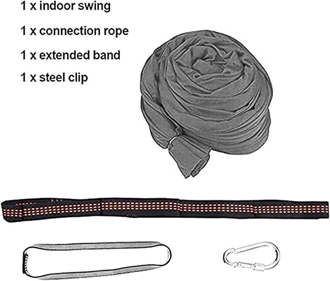Indoor Swing Chair Soft Hanging Hammock for Kids Child and Teens with Special Needs Yoga Sensory Integration Outdoor Camping (Color : Gold, Size : 100 x 280 cm)