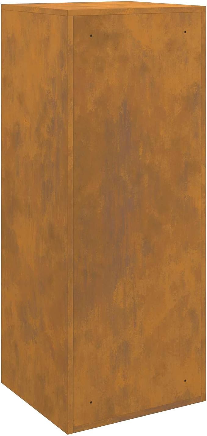 Weathering Steel Parcel Drop Box, Large Secure Mailbox for Porch, Lockable Weatherproof Delivery Box for Packages, 40.55in Tall Outdoor Delivery Storage