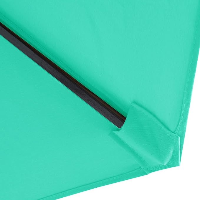 ontheway 11FT Patio Umbrella Enhanced Replacement Canopy Market Table 8 Ribs Umbrella Canopy