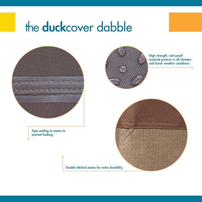 DUCKCOVERS Ultimate Waterproof 32 Inch Patio Adirondack Chair Cover, Patio Furniture Covers