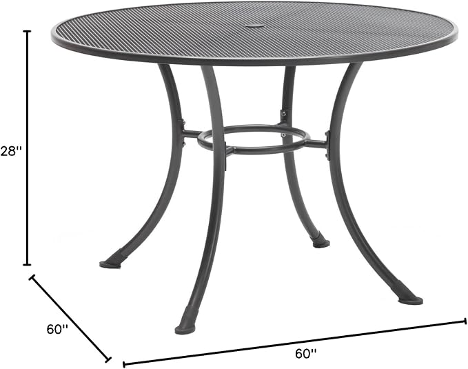 KETTLER 60" Round Mesh Top Table