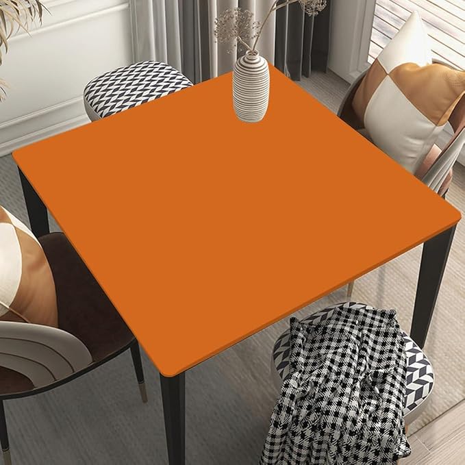 Square Table Topper Caps Suit for 28"x28" Table Chocolate Outdoor Tablecloth for Picnic, Camping, Banquet and Parties Style26