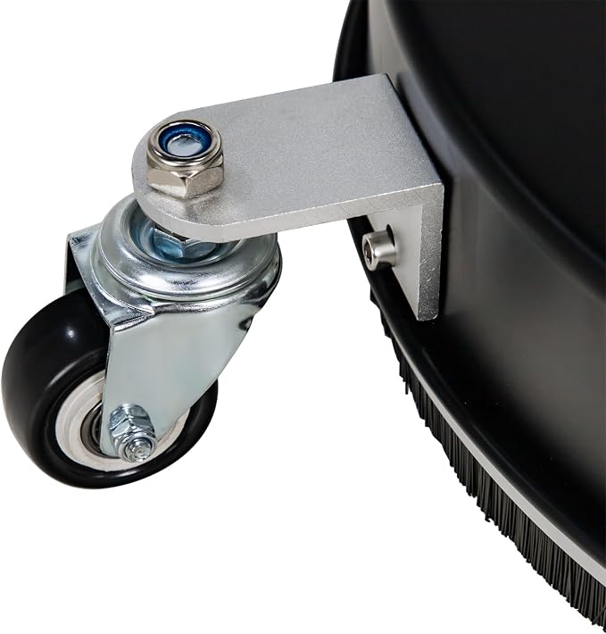 SCITOO 18.5" Pressure Washer Surface Cleaner 4000 PSI with 4 Wheels,1/4" Quick Connector and Washer Accessories for Concrete, Patio, Sidewalk, Deck and Driveways