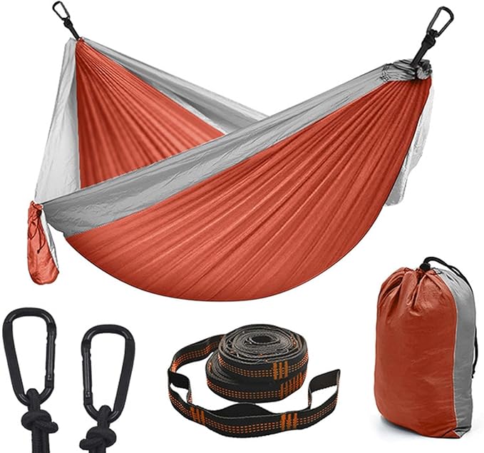Hammocks for Outside 2 Person Heavy Duty, Hammocks for Trees Chair, Hammock Camping with Net, Quick Dry Hammock, for Backyard, Porch, Outdoor and Indoor Use