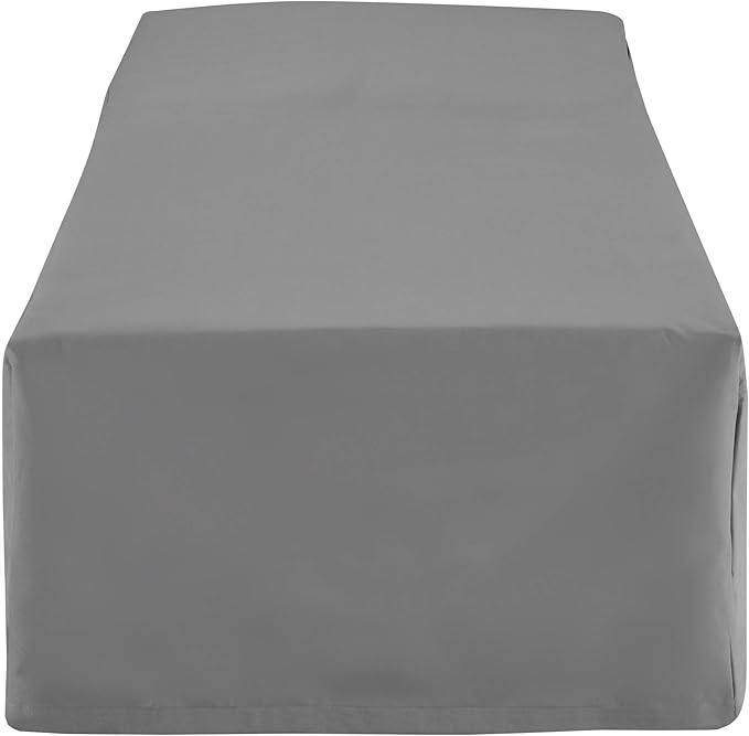 Crosley Furniture Patio Furniture Covers, Waterproof Outdoor Chaise Lounge Cover for Backyard, Gray
