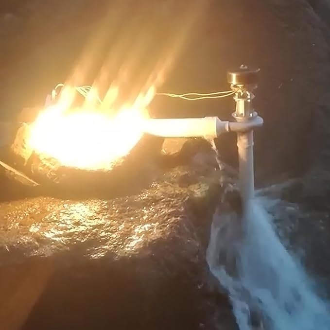 1000W Micro Hydroelectric Generator 220V Single Pipe AC Hydro Generator Water Turbine Generator with Ballast and 75mm PVC Inlet Fitting, for Outdoor Camping, Lighting, Charging,1kw,220V