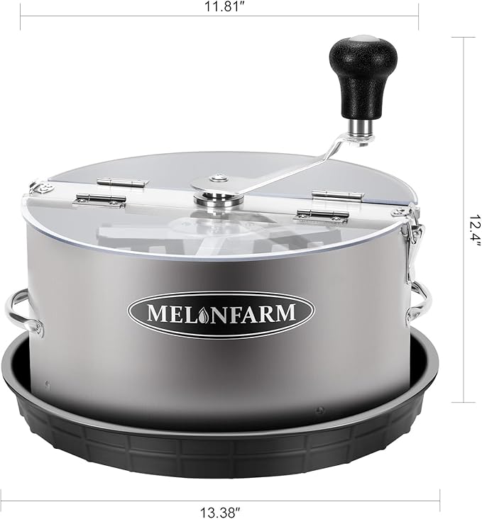 13 inch Manual Bud and Leaf Trimmer with Wet/Dry Harvesting Bowl Features sharp stainless steel blades for harvesting plant buds, leaves, and flowers