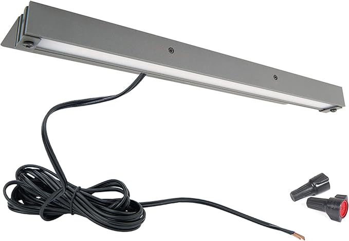 WAC Landscape Lighting, Hardscape 12in LED 12V Strip Light with Quick Release and 2-CCT 2700K-3000K in Graphite