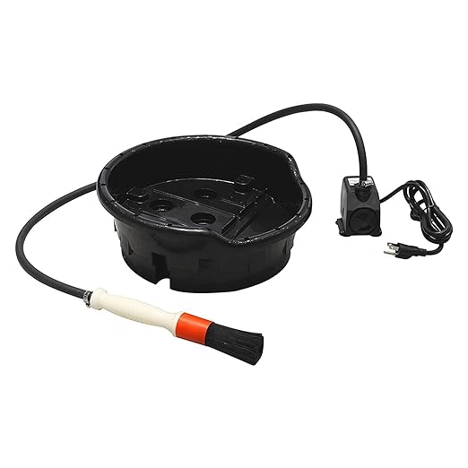 Jack Boss 5 Gallon Capacity Portable Plastic Automotive Parts Washer Cleaner to Degrease Small Parts and Tools 5 Gallon Capacity