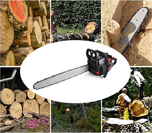 Topteng Gasoline Chainsaw 22 Inch, 62cc Chainsaw 22" Bar Powered Engine 2 Cycle Gasoline Chain Saw, Tree Cutting, Firewood Yard Work, Anti‑Kickback Chain, Automatic Chain Brake for Home Farm Ranch