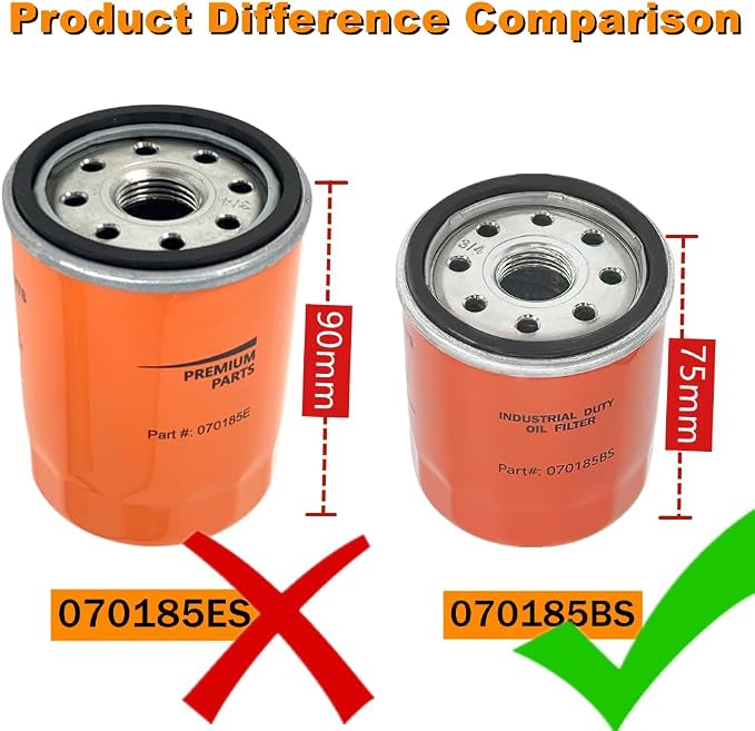 75mm 070185BS Oil Filter Replaces Ge-nerac 070185B 070185D 070185DS 070185 70185 Generators (2)