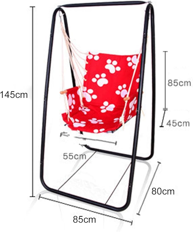 Hammock Chair Stand,Heavy-Duty Steel Hammock Stand,Swing Stand for Outdoor Indoor,Hammock Chair not Include,Max Load 220lbs
