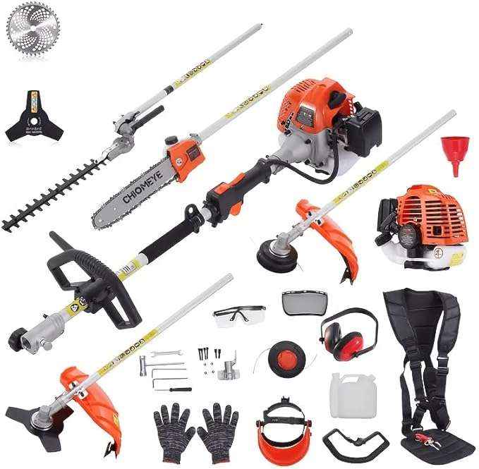 52cc 5-in-1 String Trimmer Gas Powered