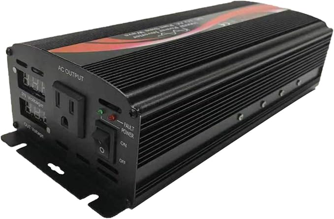 1000W Watt Pure Sine Wave Car Power Inverter Converter 12V DC to 110V 120V AC 60HZ with LED Display