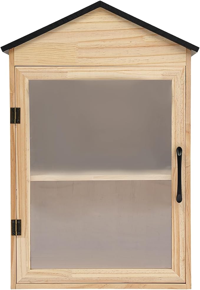 Solid Wood Blessing Box for Community Sharing, Schools (16.1"×14.56"×25.4")