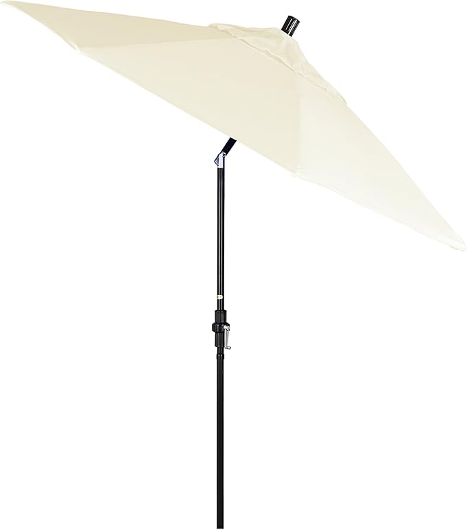 California Umbrella 9' Round Aluminum Pole Fiberglass Rib Market Umbrella